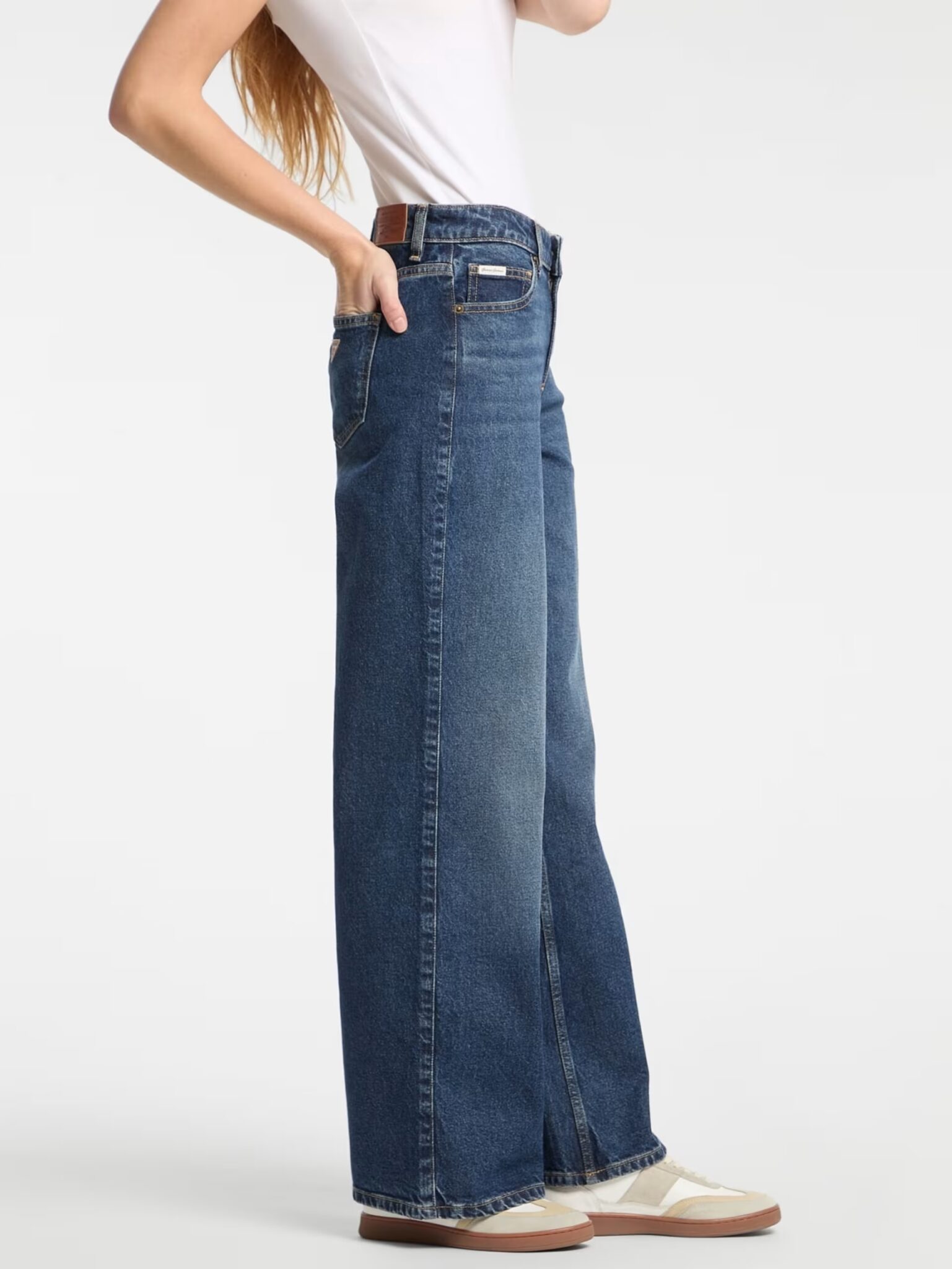 GUESS JEANS GJ G11 WIDE LEG ECO REGEN CO RIVERSIDE ΠΑΝΤΕΛΟΝΙ | BLUE GUESS JEANS GJ G11 WIDE LEG ECO REGEN CO RIVERSIDE ΠΑΝΤΕΛΟΝΙ | BLUE