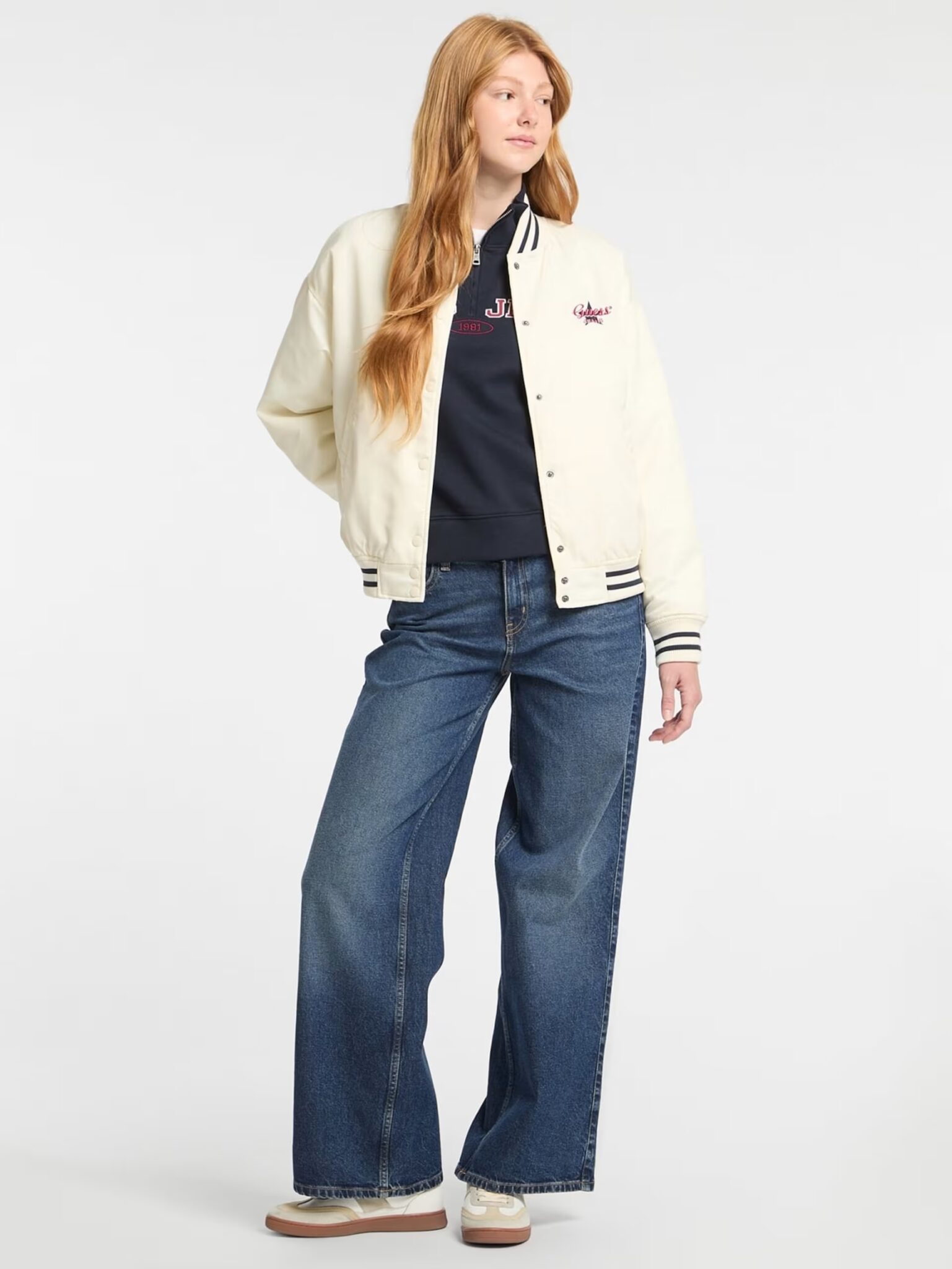 GUESS JEANS GJ G11 WIDE LEG ECO REGEN CO RIVERSIDE ΠΑΝΤΕΛΟΝΙ | BLUE GUESS JEANS GJ G11 WIDE LEG ECO REGEN CO RIVERSIDE ΠΑΝΤΕΛΟΝΙ | BLUE