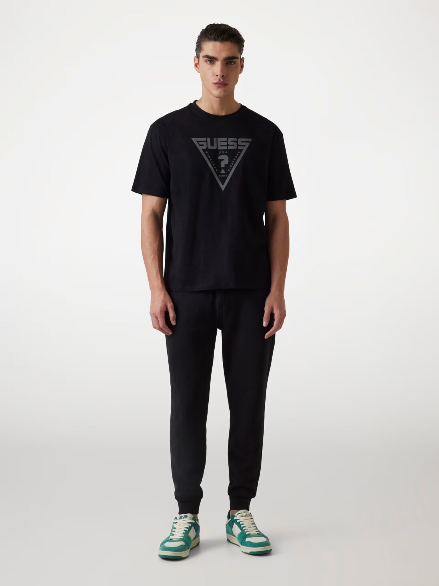 GUESS JEANS REG PKT TEE ΜΠΛΟΥΖΑ ΑΝΔΡΙΚΟ | WHITE