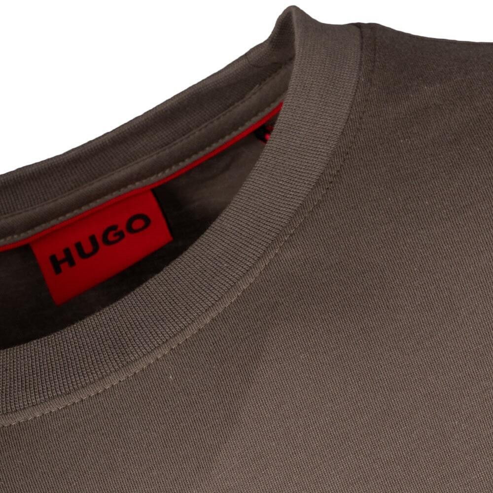 KARL LAGERFELD JEANS KLJ REG MIX MATERIAL TEE | INDIGO