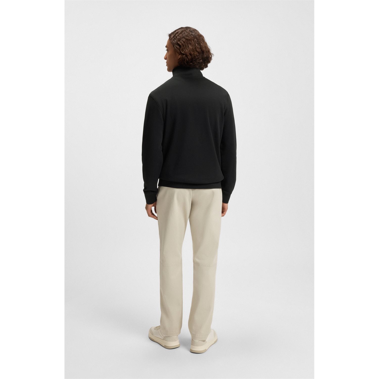 BOSS JERSEY ZETRUST 50468926-71 | BLACK BOSS JERSEY ZETRUST 50468926-71 | BLACK