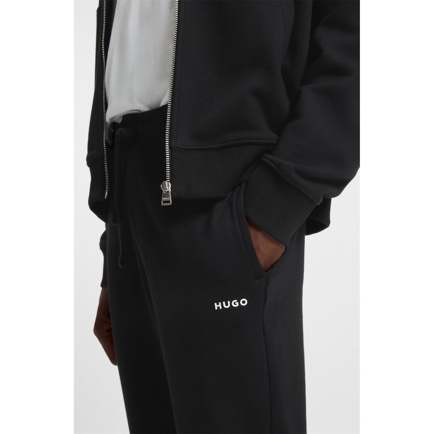 BOSS ΠΑΝΤΕΛΟΝΙ JERSEY DAYOTE232 50489617-71 | BLACK BOSS ΠΑΝΤΕΛΟΝΙ JERSEY DAYOTE232 50489617-71 | BLACK