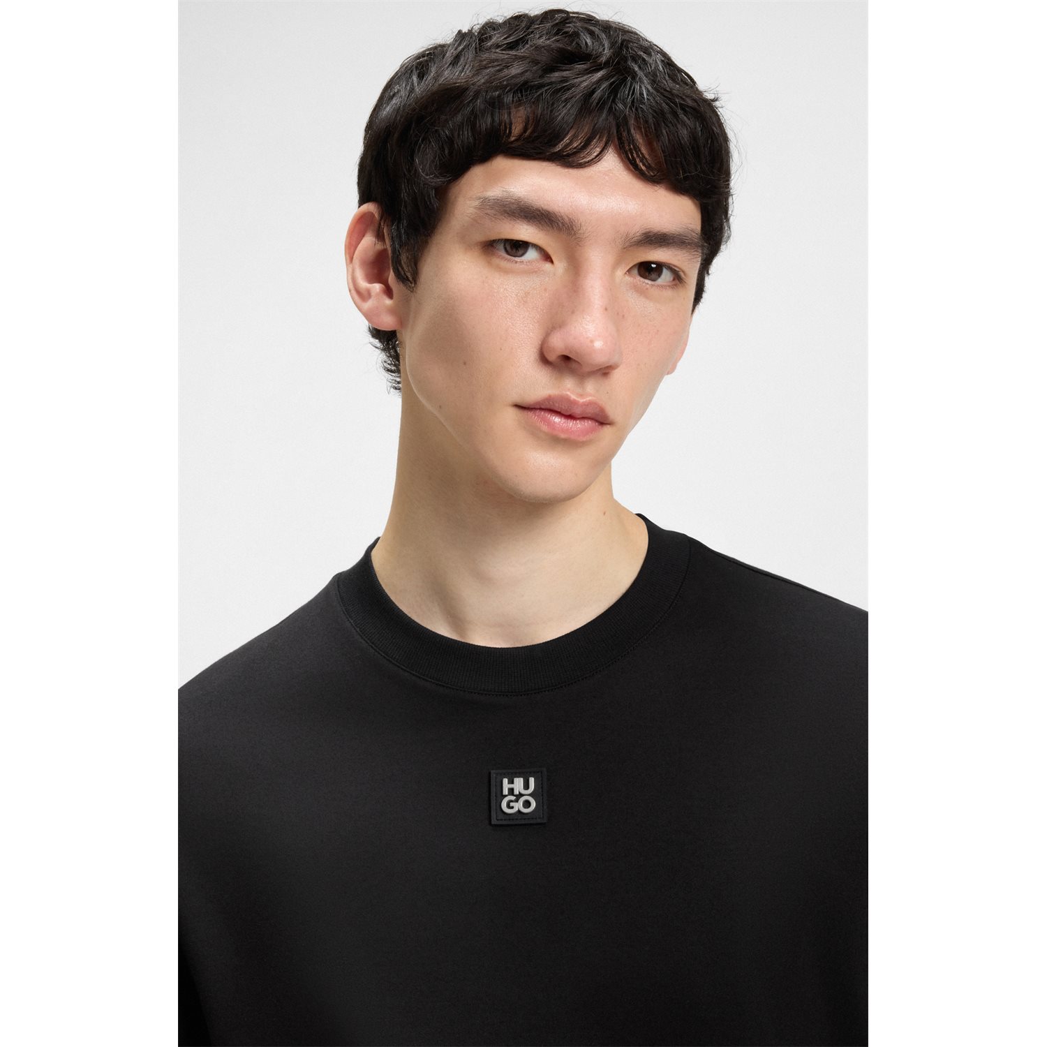 BOSS JERSEY DALILE 50505201 | BLACK BOSS JERSEY DALILE 50505201 | BLACK