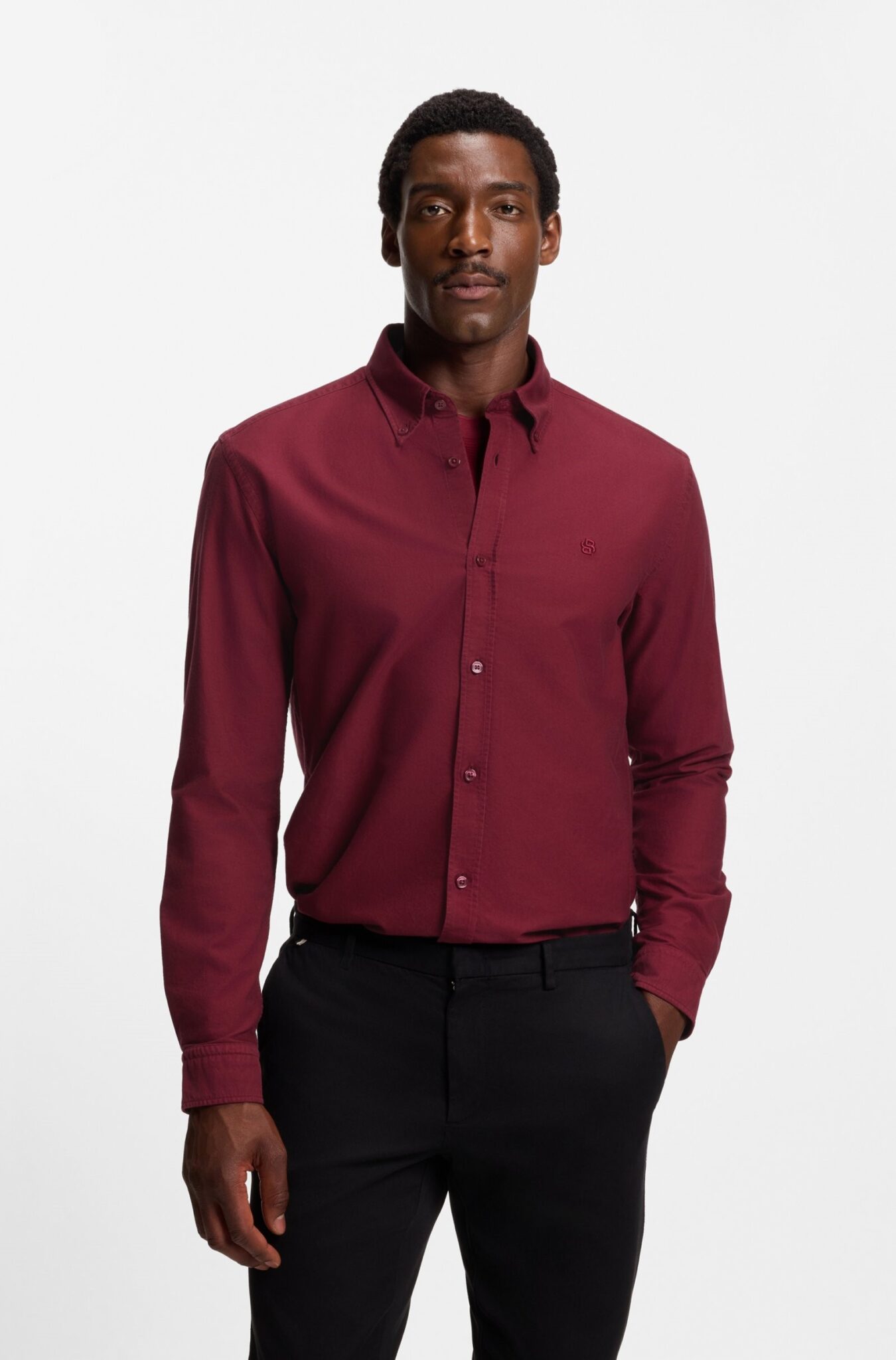 KARL LAGERFELD JEANS KLJ POPLIN SHIRT A3M16005 | BLACK