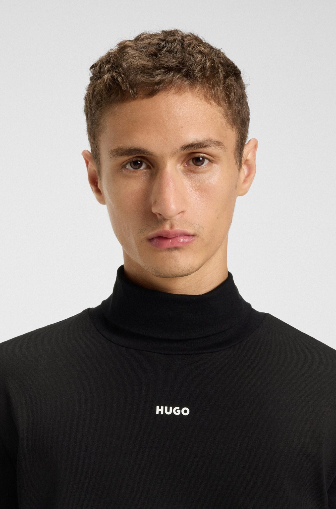 KARL LAGERFELD JEANS KLJ REG MIX MATERIAL TEE | INDIGO