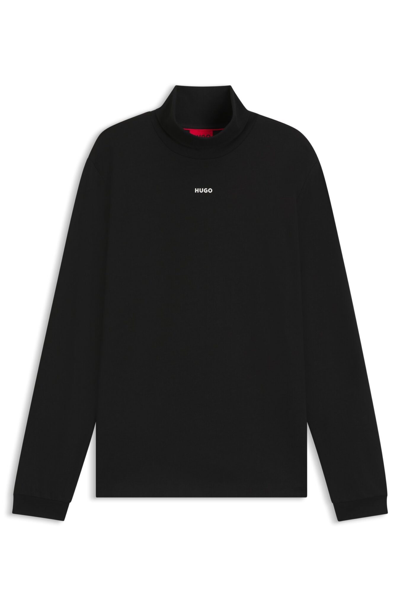 BOSS ΜΠΛΟΥΖΑ JERSEY DAPOROLLO 50547372 | BLACK BOSS ΜΠΛΟΥΖΑ JERSEY DAPOROLLO 50547372 | BLACK