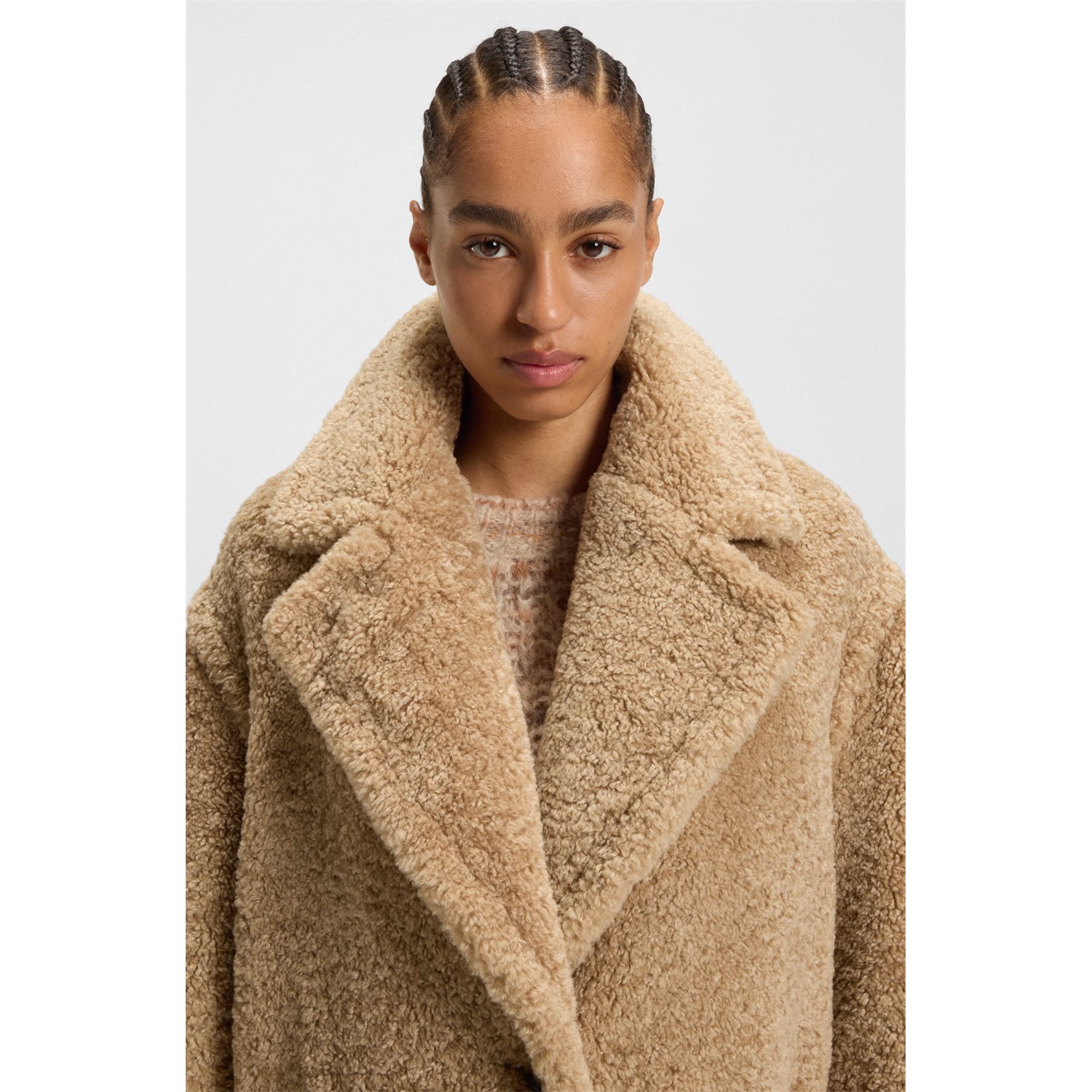 BOSS ΠΑΛΤΟ C_CATEDY 50548583 | DARK BEIGE BOSS ΠΑΛΤΟ C_CATEDY 50548583 | DARK BEIGE