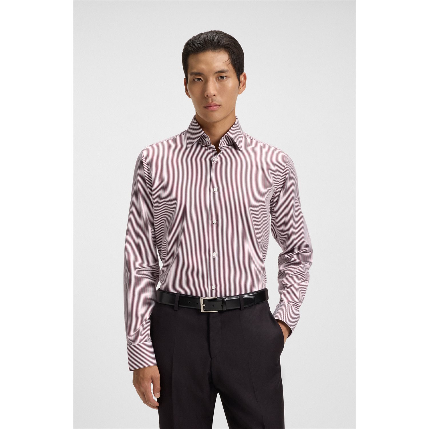 KARL LAGERFELD JEANS KLJ POPLIN SHIRT A3M16005 | BLACK