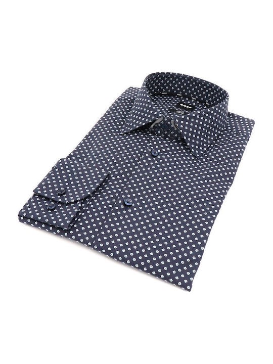 BOSS ΠΟΥΚΑΜΙΣΟ H-HANK-KENT-C1-214 50549915 | DARK BLUE BOSS ΠΟΥΚΑΜΙΣΟ H-HANK-KENT-C1-214 50549915 | DARK BLUE
