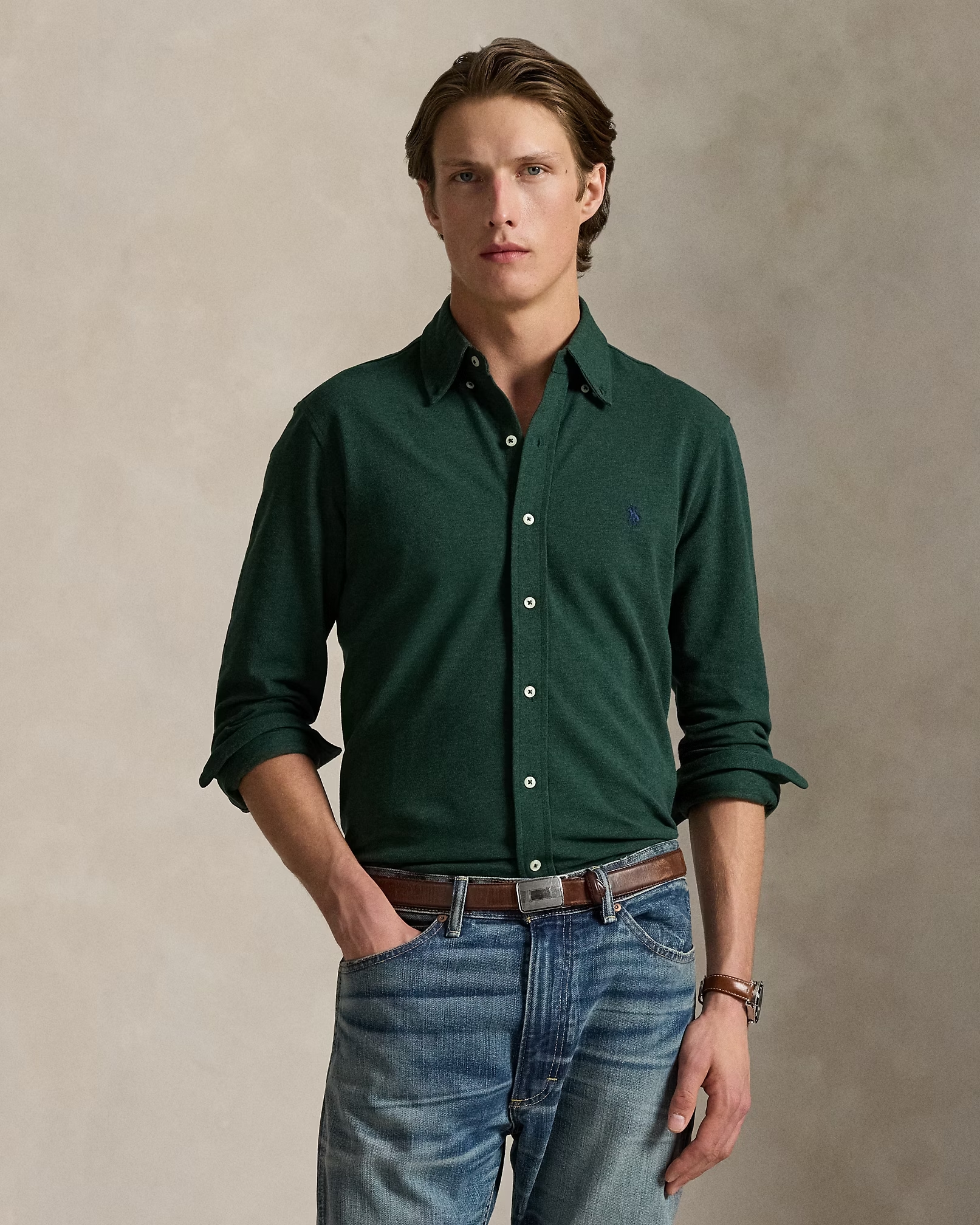 ΠΟΥΚΑΜΙΣΟ P-HANK-S-KENT-C1-222 | BLACK