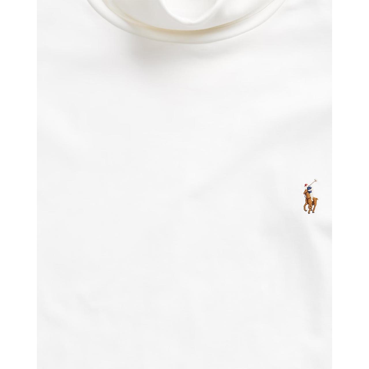 POLO RALPH LAUREN LSTURTLEM1-LONG SLEEVE710760126 | WHITE POLO RALPH LAUREN LSTURTLEM1-LONG SLEEVE710760126 | WHITE