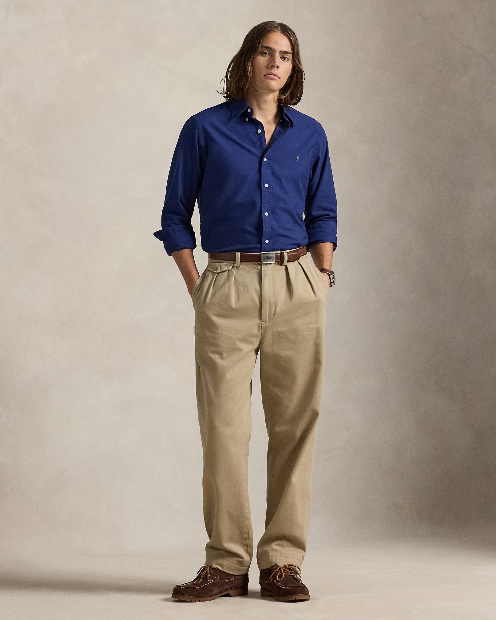 POLO RALPH LAUREN CUBDPPCS-LONG SLEEVE 710805564 | DARK BLUE POLO RALPH LAUREN CUBDPPCS-LONG SLEEVE 710805564 | DARK BLUE