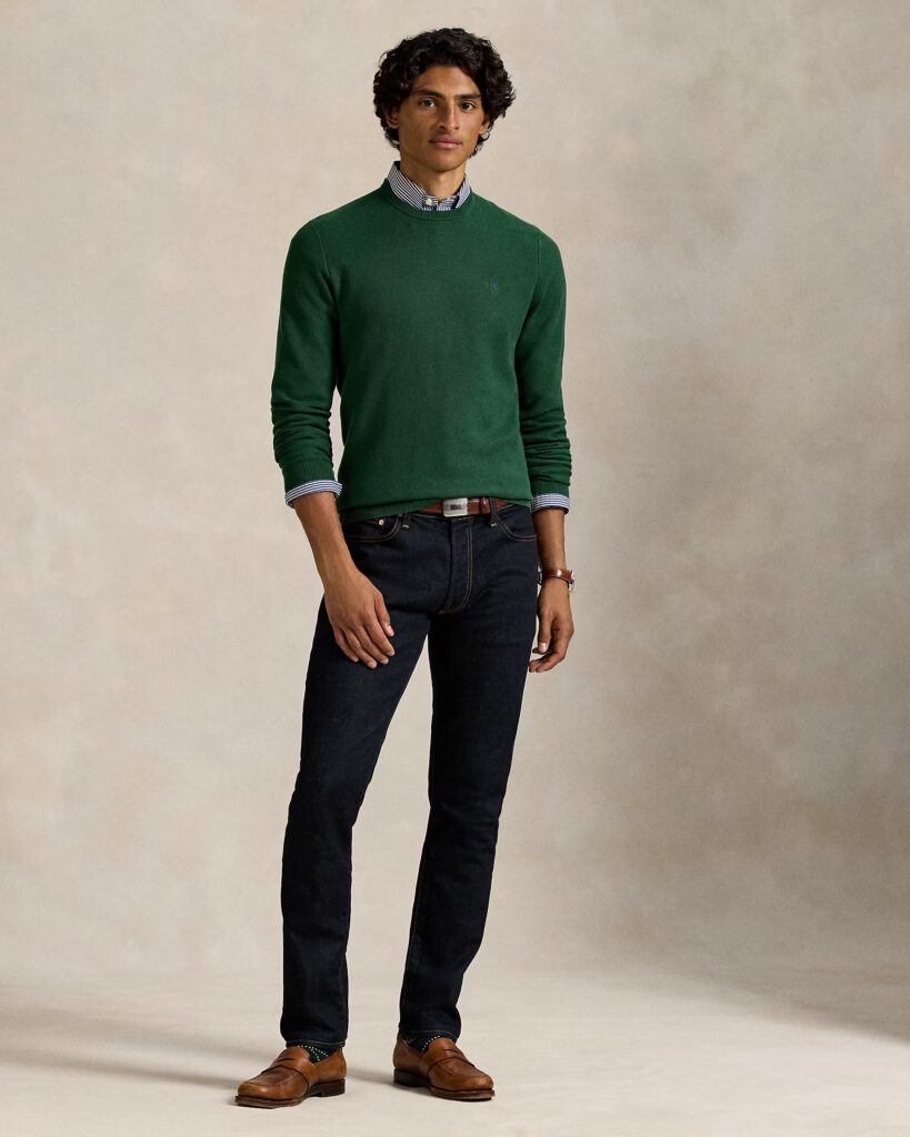 POLO RALPH LAUREN LSTXTCNPP-LONG SLEEVE-PULLOVER | GREEN