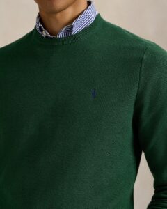 POLO RALPH LAUREN LSTXTCNPP-LONG SLEEVE-PULLOVER | GREEN