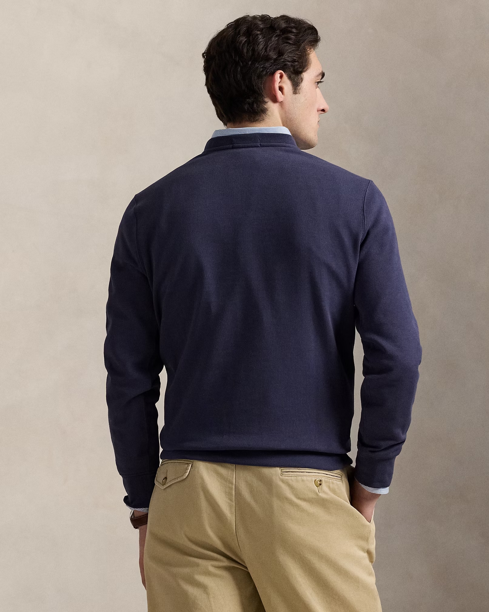 POLO RALPH LAUREN LSKCCLSM8-LONG SLEEVE710981372 | DARK BLUE