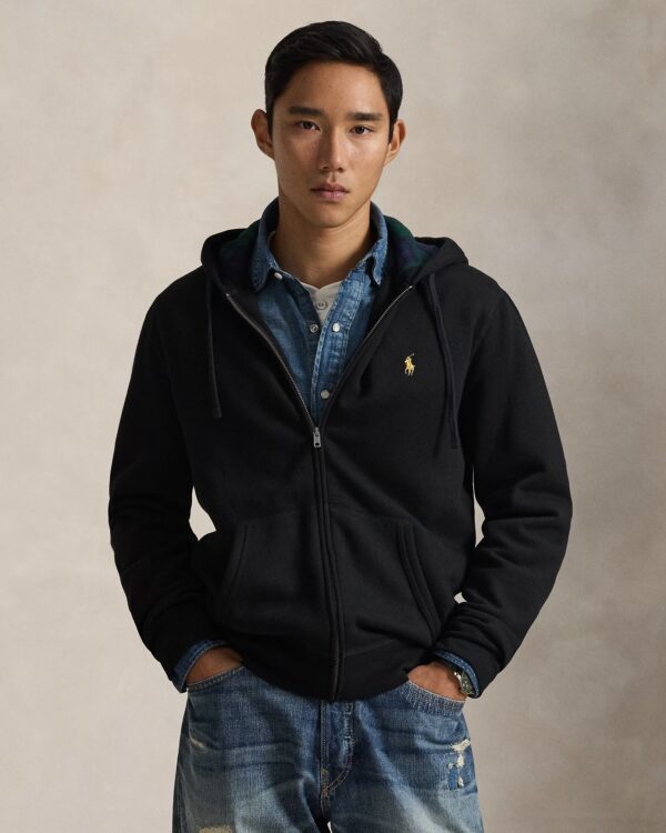 POLO RALPH LAUREN LSFZHOODM1-LONG SLEEVE-SWEATSHIRT 710981467 | BLACK