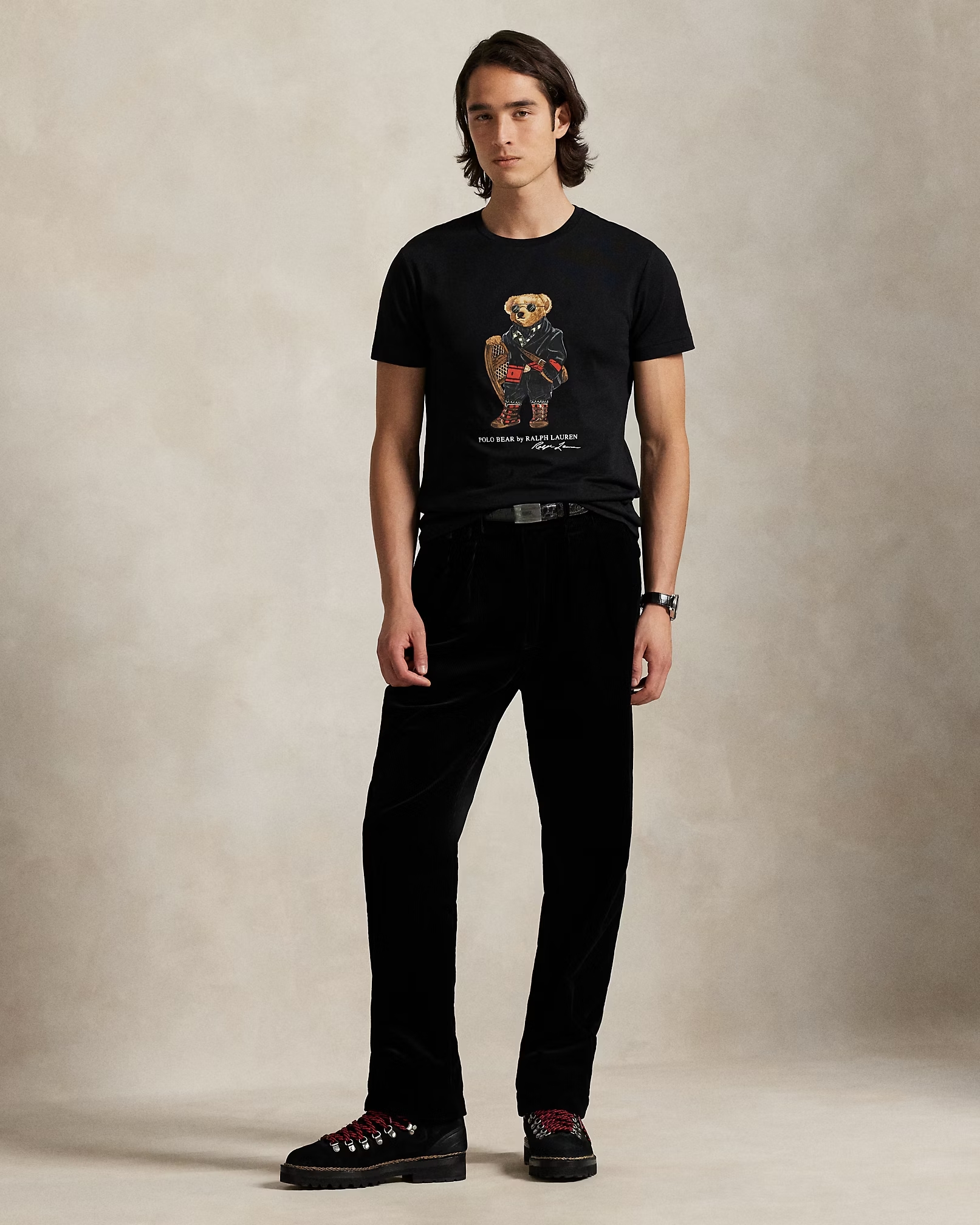 POLO RALPH LAUREN SSTEECMSLM1-SHORT SLEEVE-T-SHIRT 710P00094 | BLACK POLO RALPH LAUREN SSTEECMSLM1-SHORT SLEEVE-T-SHIRT 710P00094 | BLACK