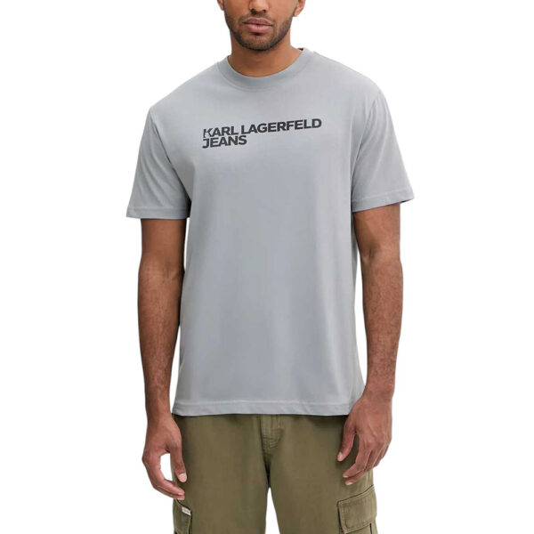 KARL LAGERFELD JEANS KLJ REG SS ESSENTIAL TEE A1M17002-71 | DARK GREY