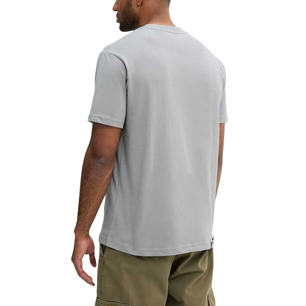 KARL LAGERFELD JEANS KLJ REG MIX MATERIAL TEE | INDIGO