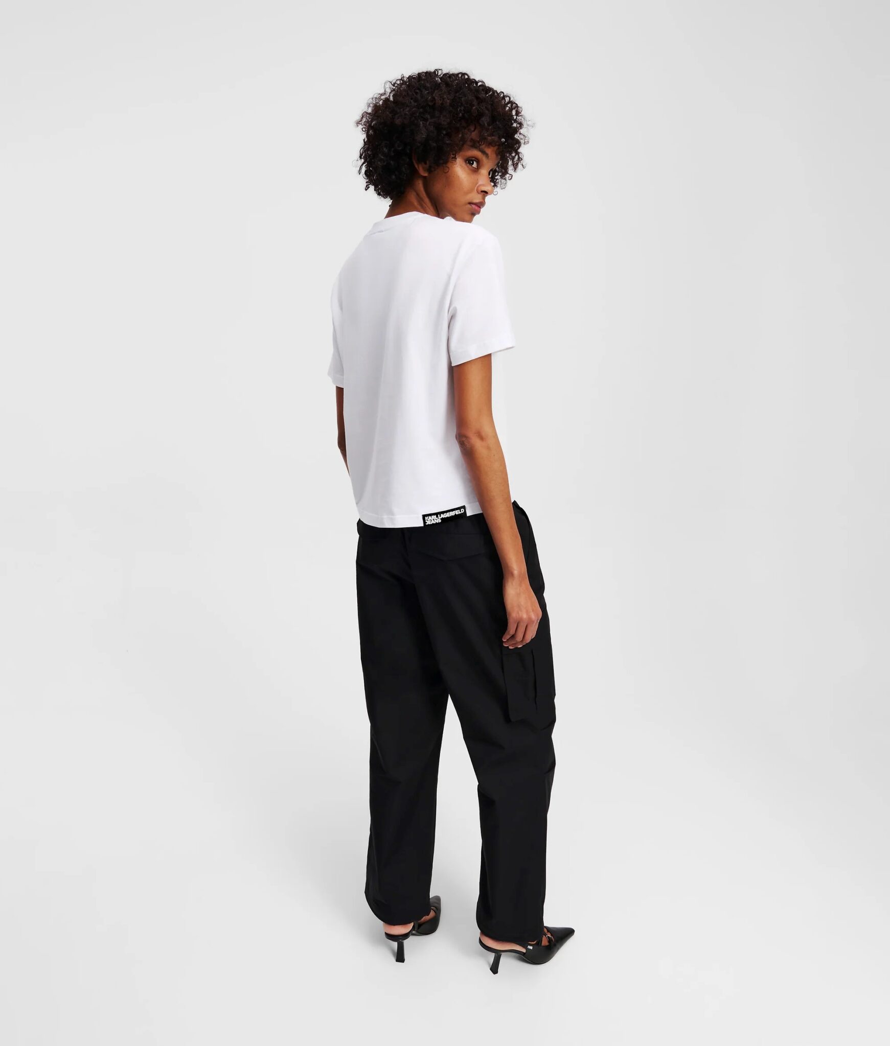 KARL LAGERFELD JEANS KLJ REG SS ESSENTIAL TEE A1W17005-71 | WHITE KARL LAGERFELD JEANS KLJ REG SS ESSENTIAL TEE A1W17005-71 | WHITE