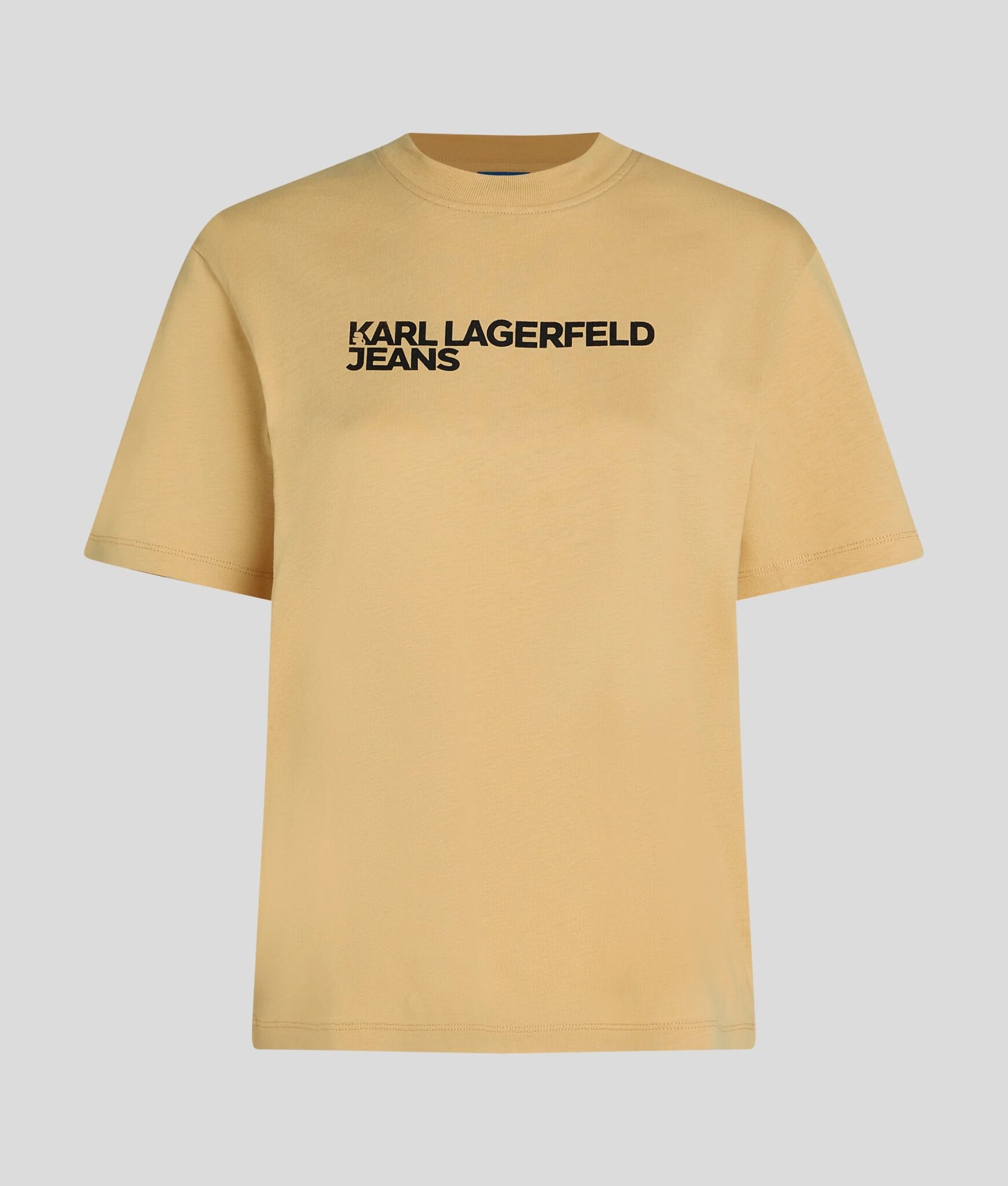 KARL LAGERFELD JEANS KLJ REG SS ESSENTIAL TEE A1W17005-71 | DARK BEIGE KARL LAGERFELD JEANS KLJ REG SS ESSENTIAL TEE A1W17005-71 | DARK BEIGE