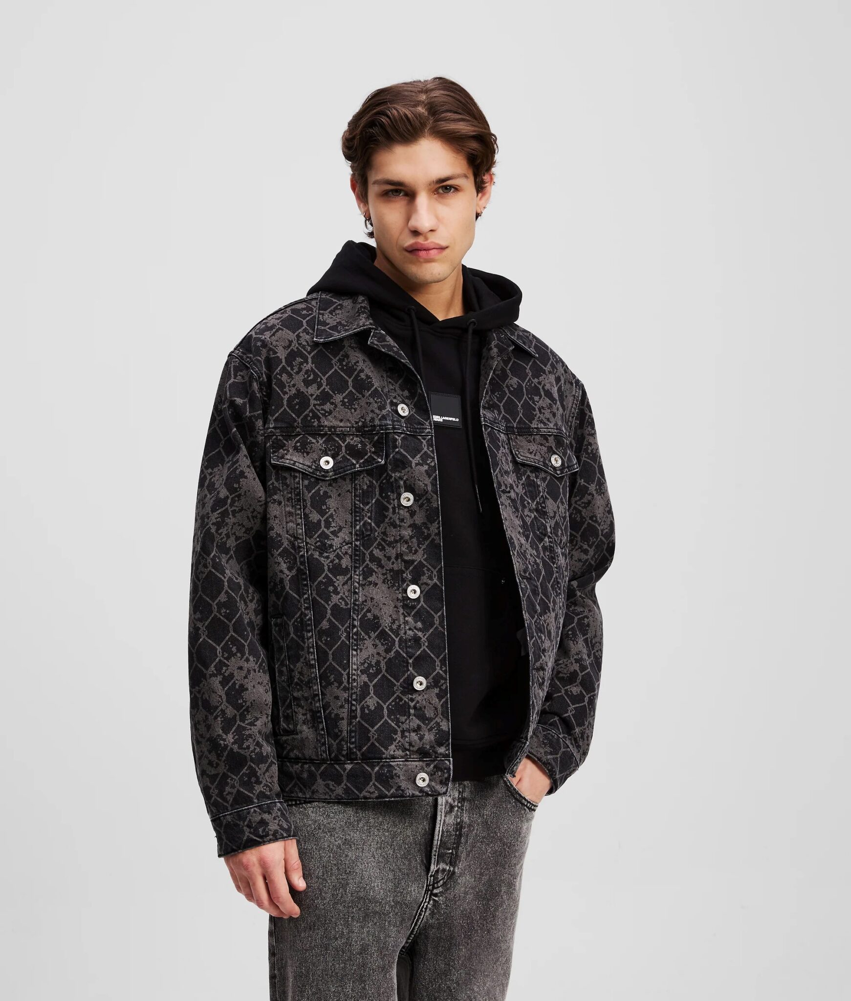 KARL LAGERFELD JEANS KLJ POPLIN SHIRT A3M16005 | WHITE