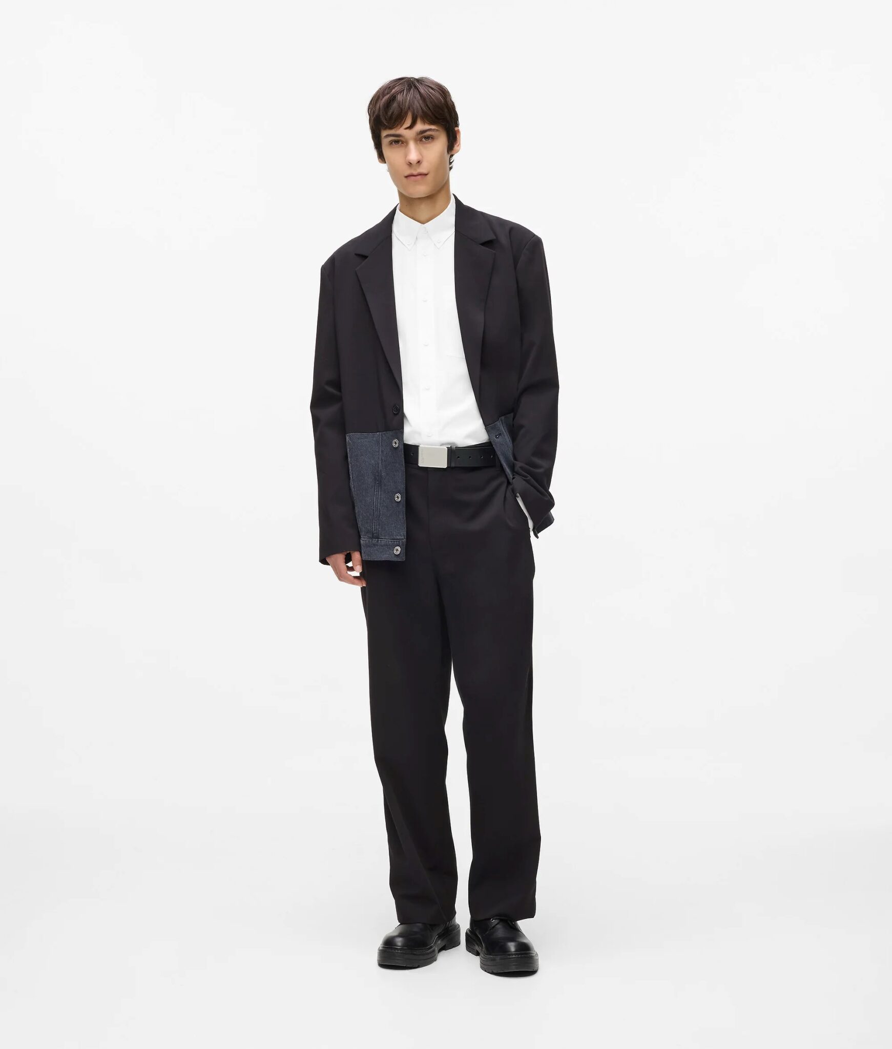 KARL LAGERFELD JEANS KLJ POPLIN SHIRT A3M16005 | WHITE KARL LAGERFELD JEANS KLJ POPLIN SHIRT A3M16005 | WHITE