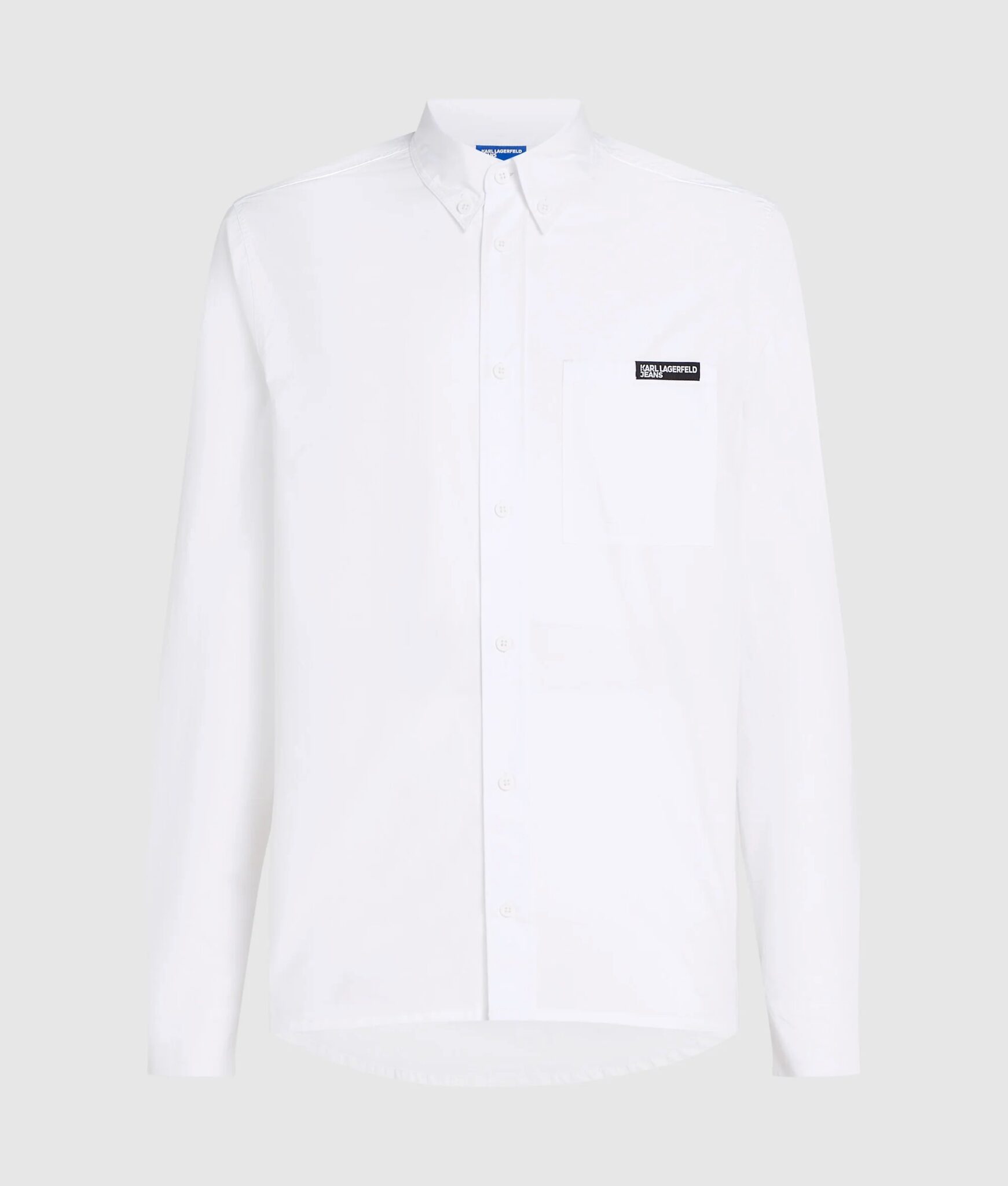 KARL LAGERFELD JEANS KLJ POPLIN SHIRT A3M16005 | WHITE KARL LAGERFELD JEANS KLJ POPLIN SHIRT A3M16005 | WHITE
