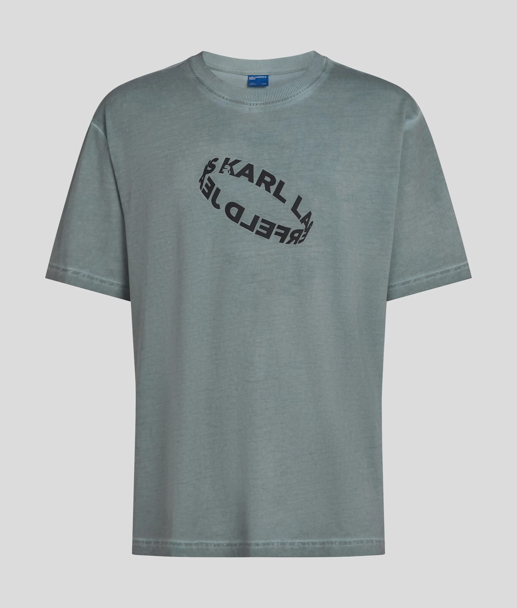 KARL LAGERFELD JEANS KLJ RELAX WASHED TEE A3M17034 | DARK GREY KARL LAGERFELD JEANS KLJ RELAX WASHED TEE A3M17034 | DARK GREY