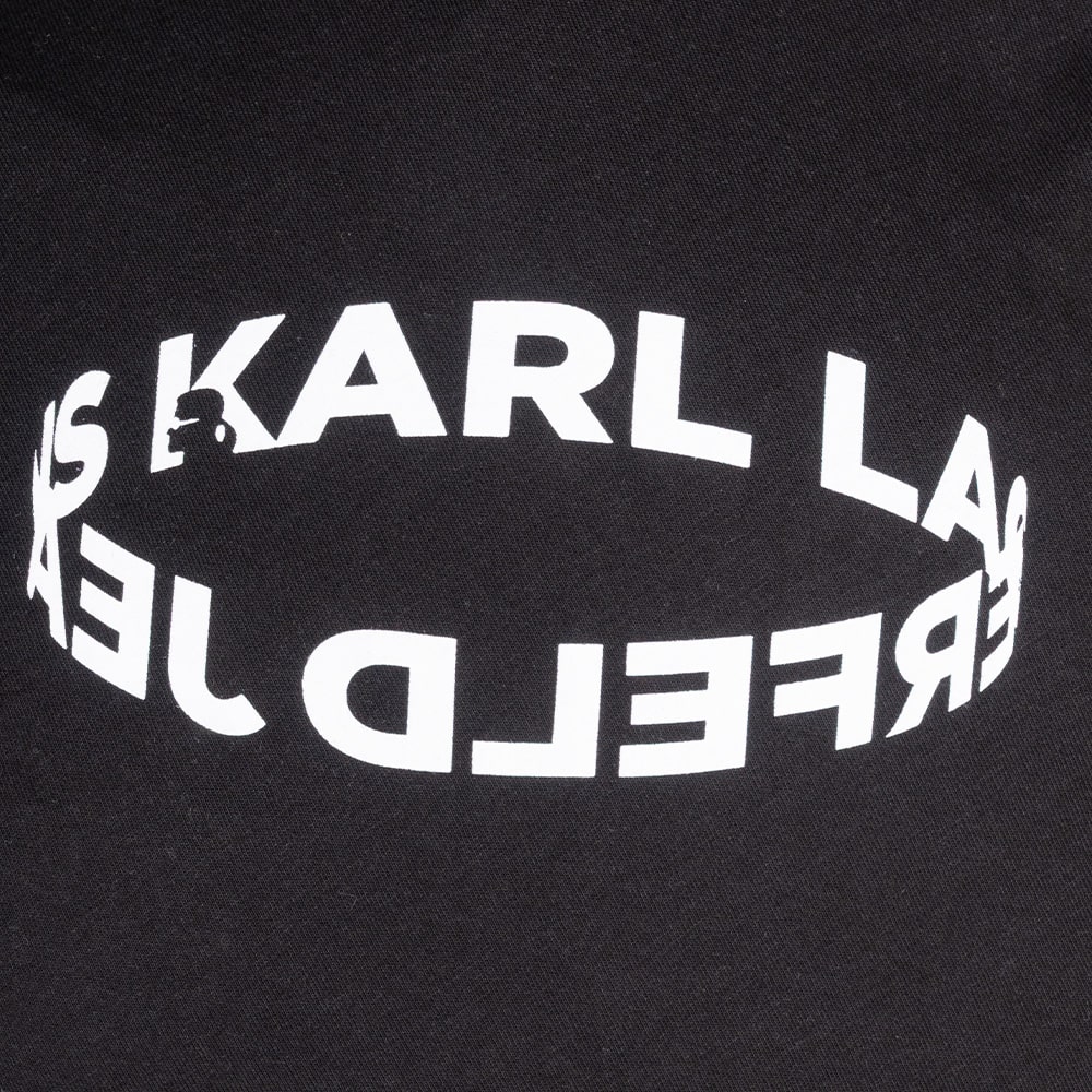 KARL LAGERFELD JEANS KLJ SLIM RING TEE A3M17037 | BLACK KARL LAGERFELD JEANS KLJ SLIM RING TEE A3M17037 | BLACK