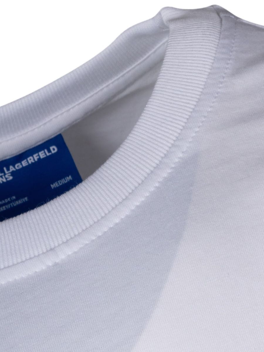 KARL LAGERFELD JEANS KLJ SLIM RING TEE A3M17037 | WHITE KARL LAGERFELD JEANS KLJ SLIM RING TEE A3M17037 | WHITE