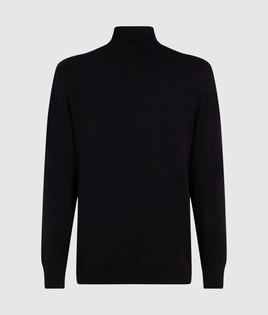 KARL LAGERFELD JEANS KLJ REGULAR ROLL-NECK SWEATER A3M18001 | BLACK