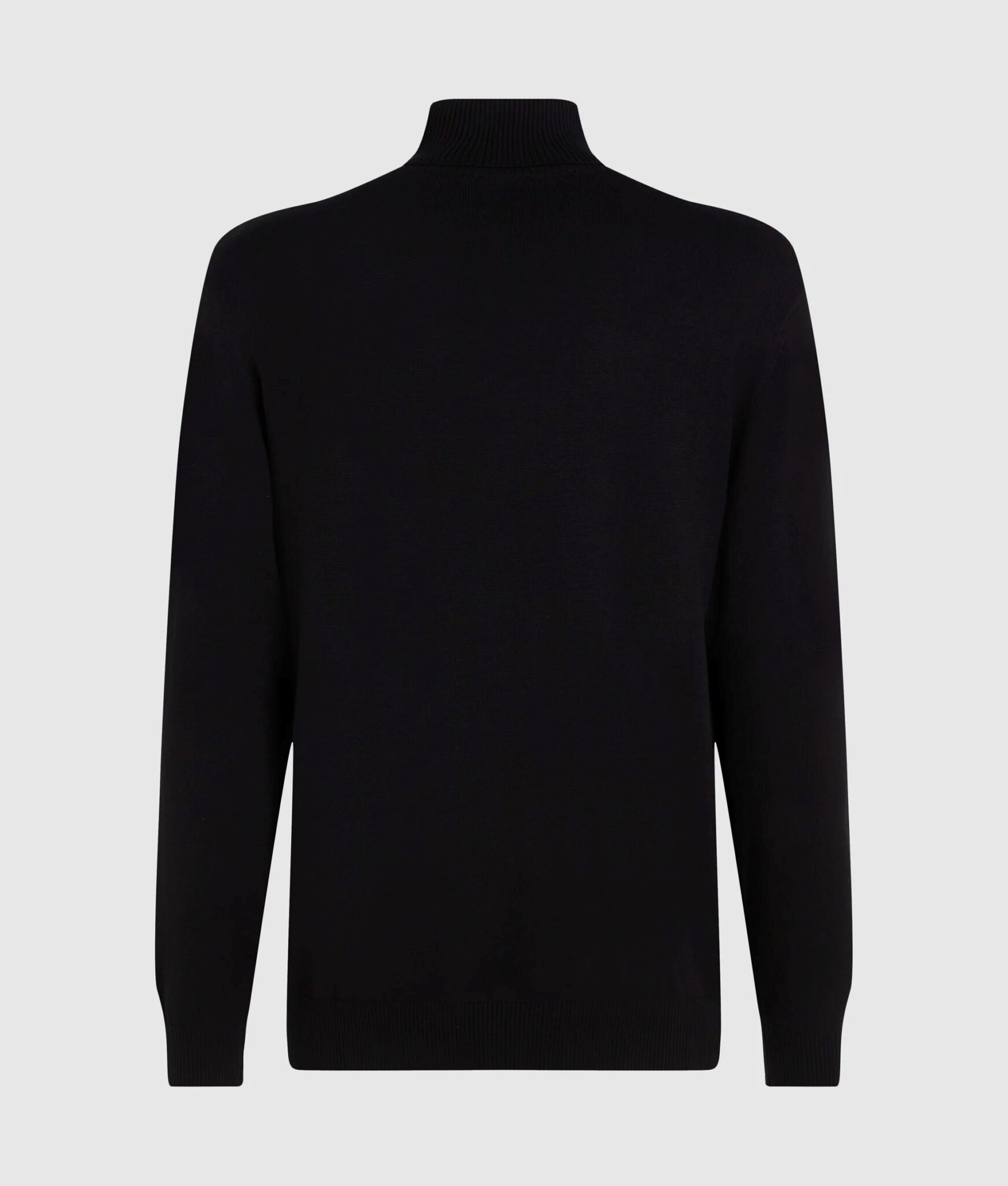 KARL LAGERFELD JEANS KLJ REGULAR ROLL-NECK SWEATER A3M18001 | BLACK KARL LAGERFELD JEANS KLJ REGULAR ROLL-NECK SWEATER A3M18001 | BLACK