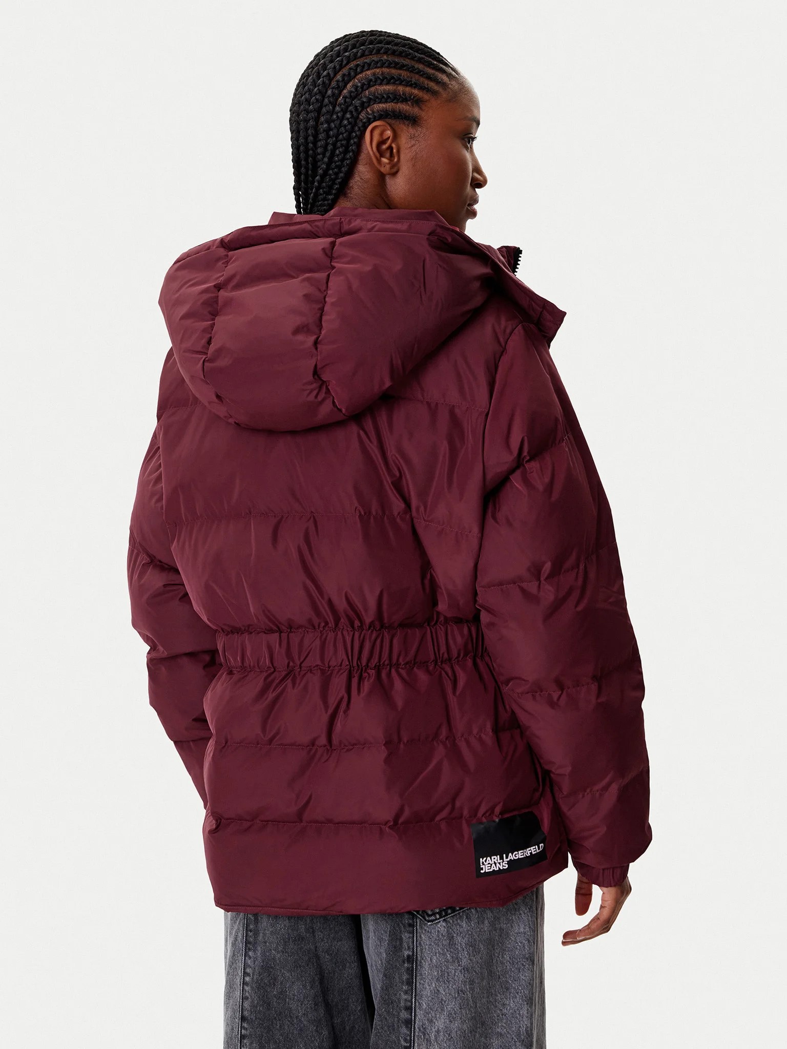 KARL LAGERFELD JEANS KLJ MILANO PIPING TOP | BLACK