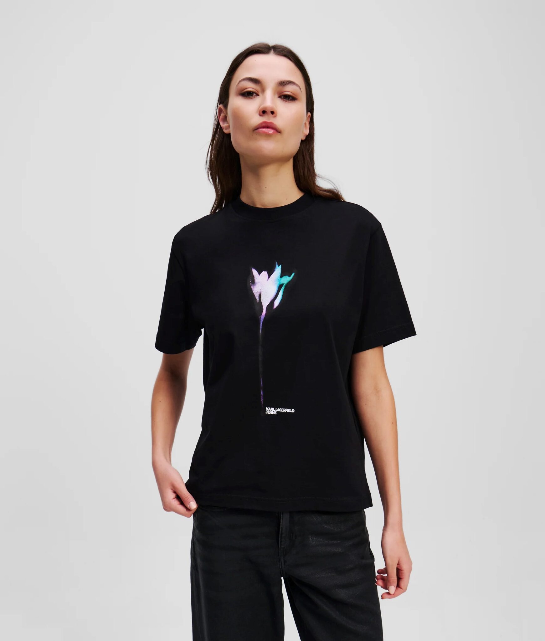 FUNKY BUDDHA ΓΥΝΑΙΚΕΊΑ ΜΠΛΟΎΖΑ ΜΕ ΜΑΚΡΎ ΜΑΝΊΚΙ | BLACK