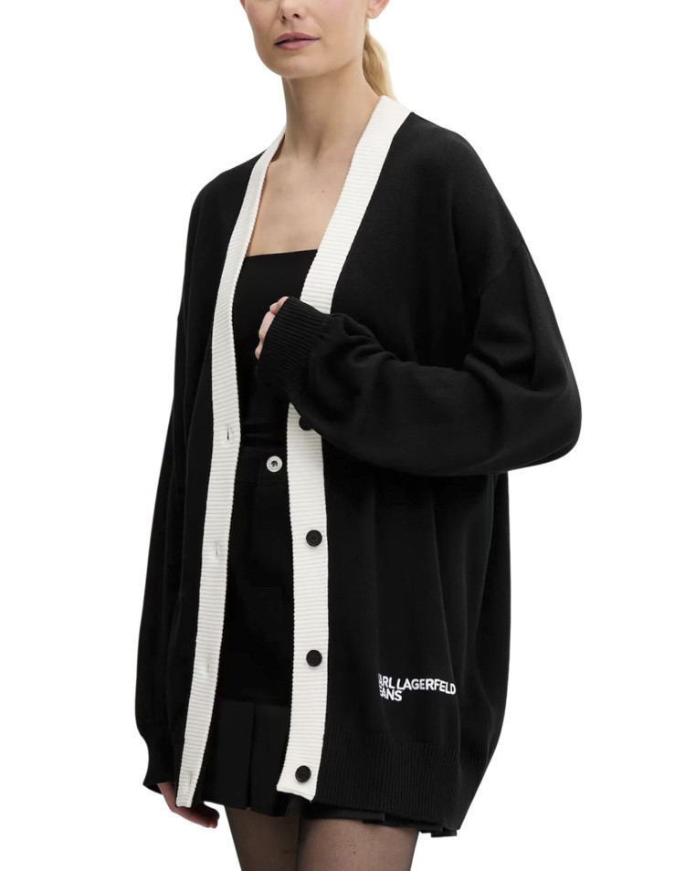 KARL LAGERFELD JEANS ΑΞΕΣΟΥΑΡ KLJ MONOGRAM SCARF A4W33074 | BLACK