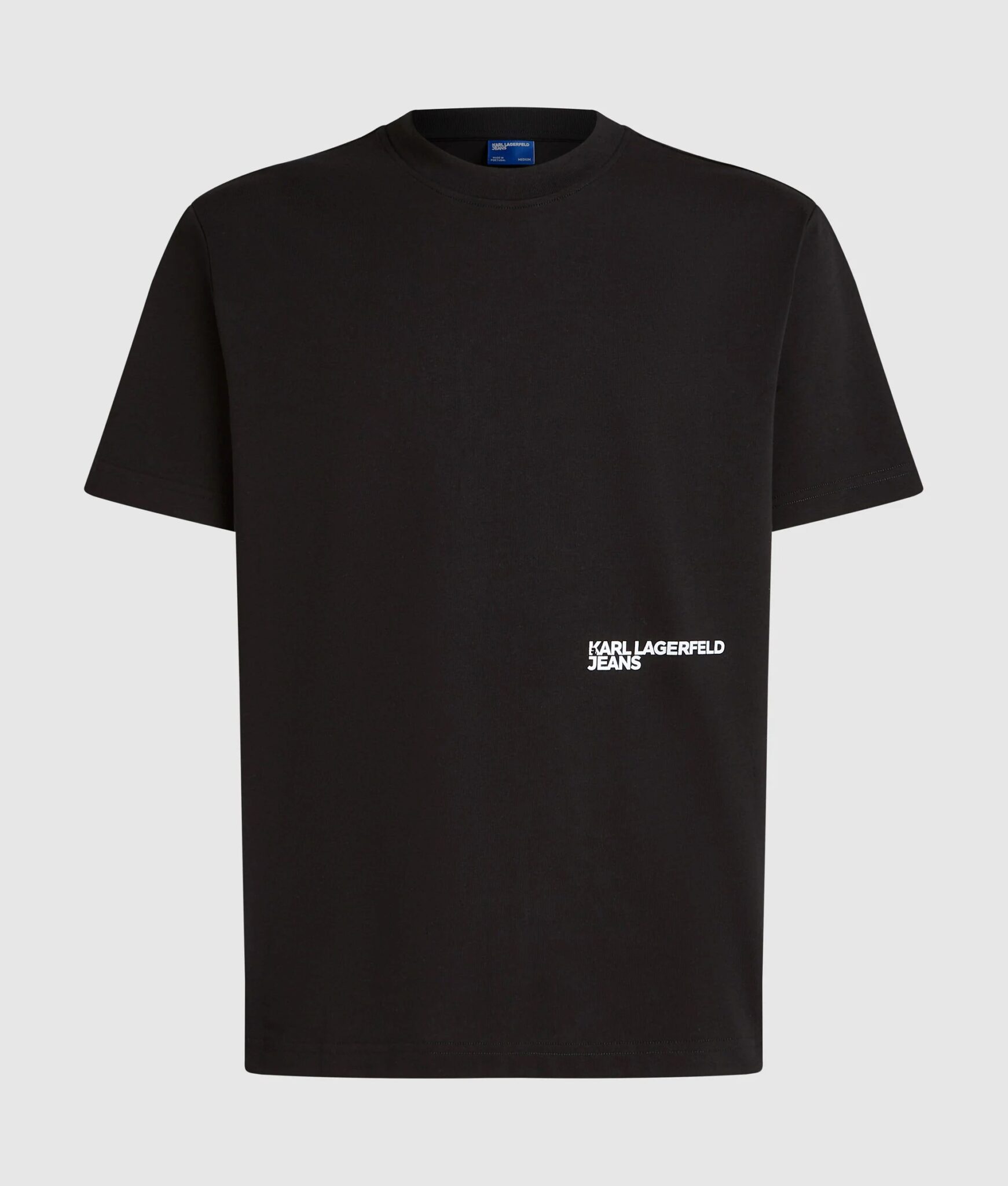 KARL LAGERFELD JEANS KLJ REG KARLISM TEE A4M17027 | BLACK KARL LAGERFELD JEANS KLJ REG KARLISM TEE A4M17027 | BLACK