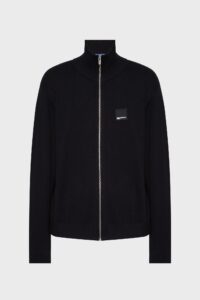 KARL LAGERFELD JEANS KLJ ZIP CARDIGAN A4M18031 | BLACK