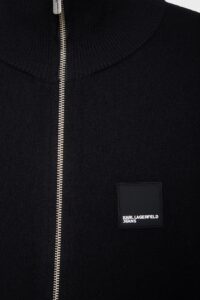 KARL LAGERFELD JEANS KLJ ZIP CARDIGAN A4M18031 | BLACK