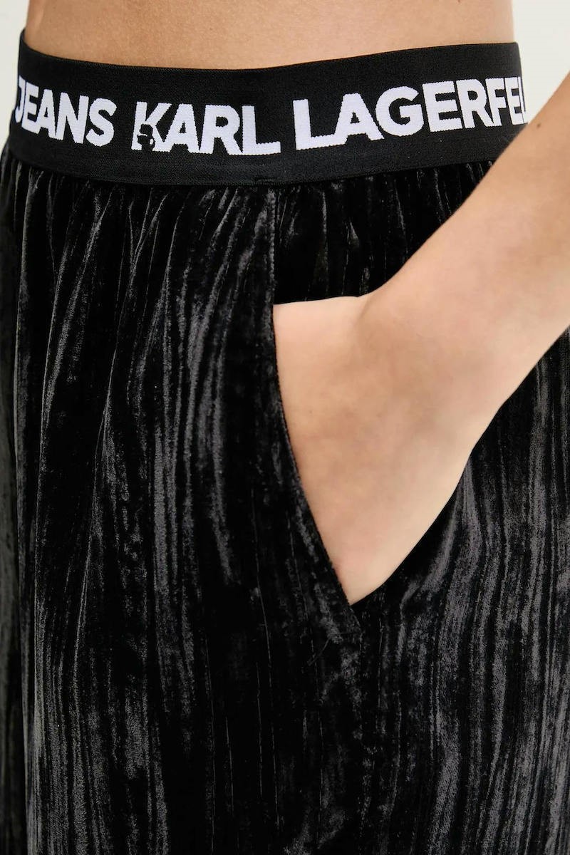 KARL LAGERFELD JEANS ΑΞΕΣΟΥΑΡ KLJ MONOGRAM SCARF A4W33074 | BLACK