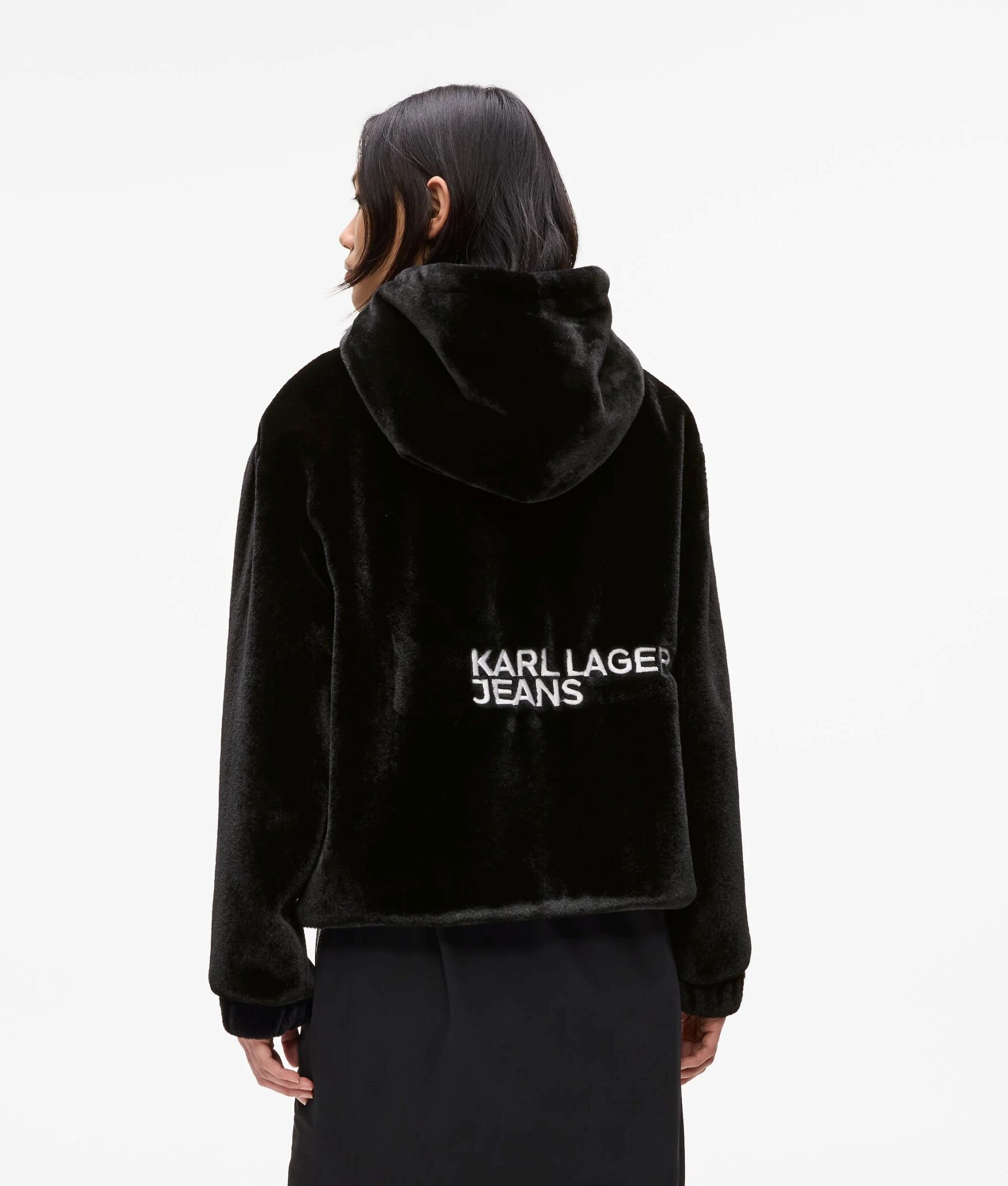 KARL LAGERFELD JEANS ΑΞΕΣΟΥΑΡ KLJ MONOGRAM SCARF A4W33074 | BLACK