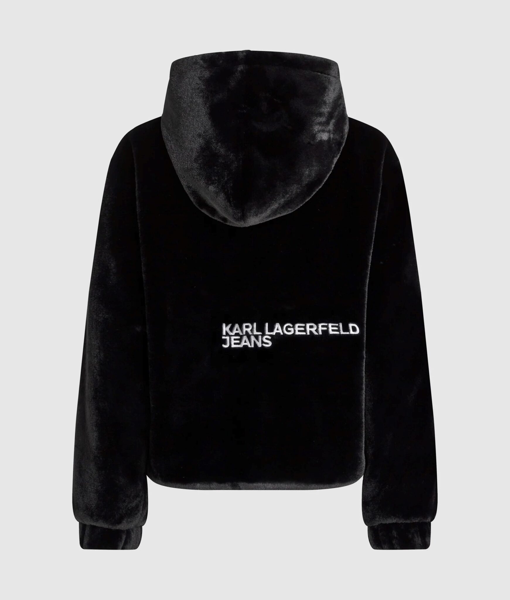 KARL LAGERFELD JEANS ΜΠΟΥΦΑΝ KLJ FAUX FUR JACKET A4W15057 | BLACK KARL LAGERFELD JEANS ΜΠΟΥΦΑΝ KLJ FAUX FUR JACKET A4W15057 | BLACK