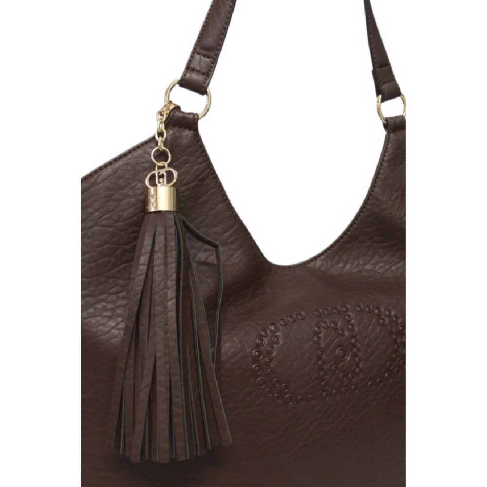 LIU JO L TOTE ΤΣΑΝΤΑ AF5120E0161 | CHOCOLATE LIU JO L TOTE ΤΣΑΝΤΑ AF5120E0161 | CHOCOLATE