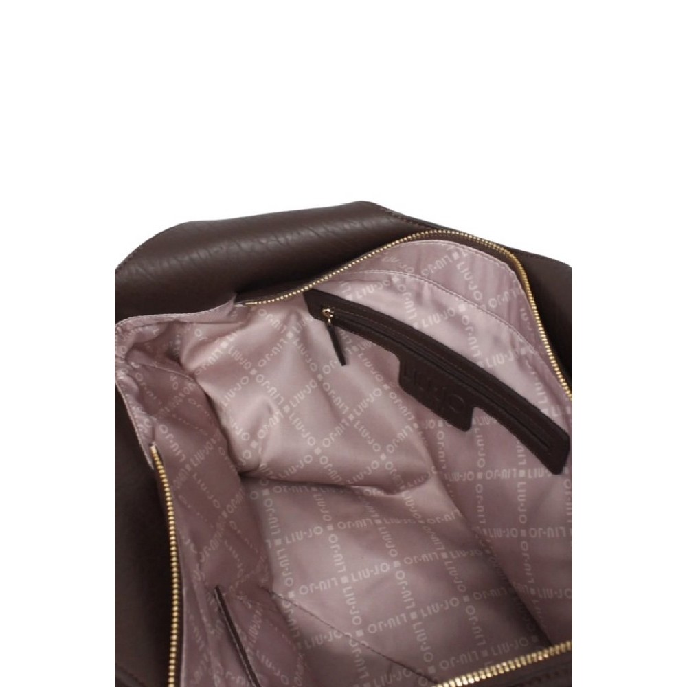 LIU JO L TOTE ΤΣΑΝΤΑ AF5120E0161 | CHOCOLATE LIU JO L TOTE ΤΣΑΝΤΑ AF5120E0161 | CHOCOLATE