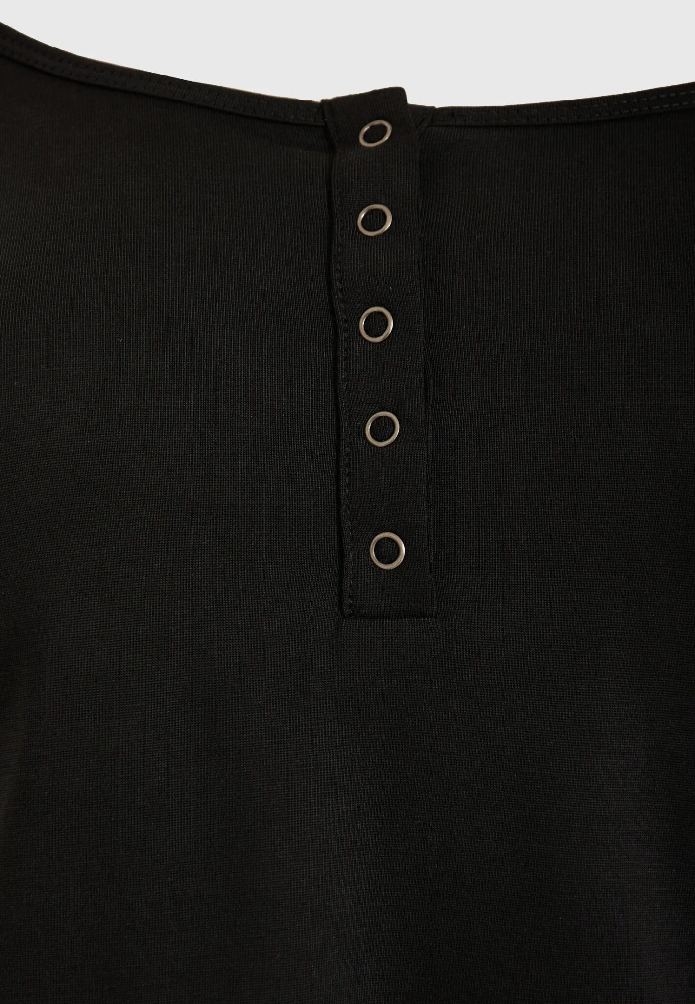 FUNKY BUDDHA ΓΥΝΑΙΚΕΊΑ ΜΠΛΟΎΖΑ ΜΕ ΜΑΚΡΎ ΜΑΝΊΚΙ | BLACK