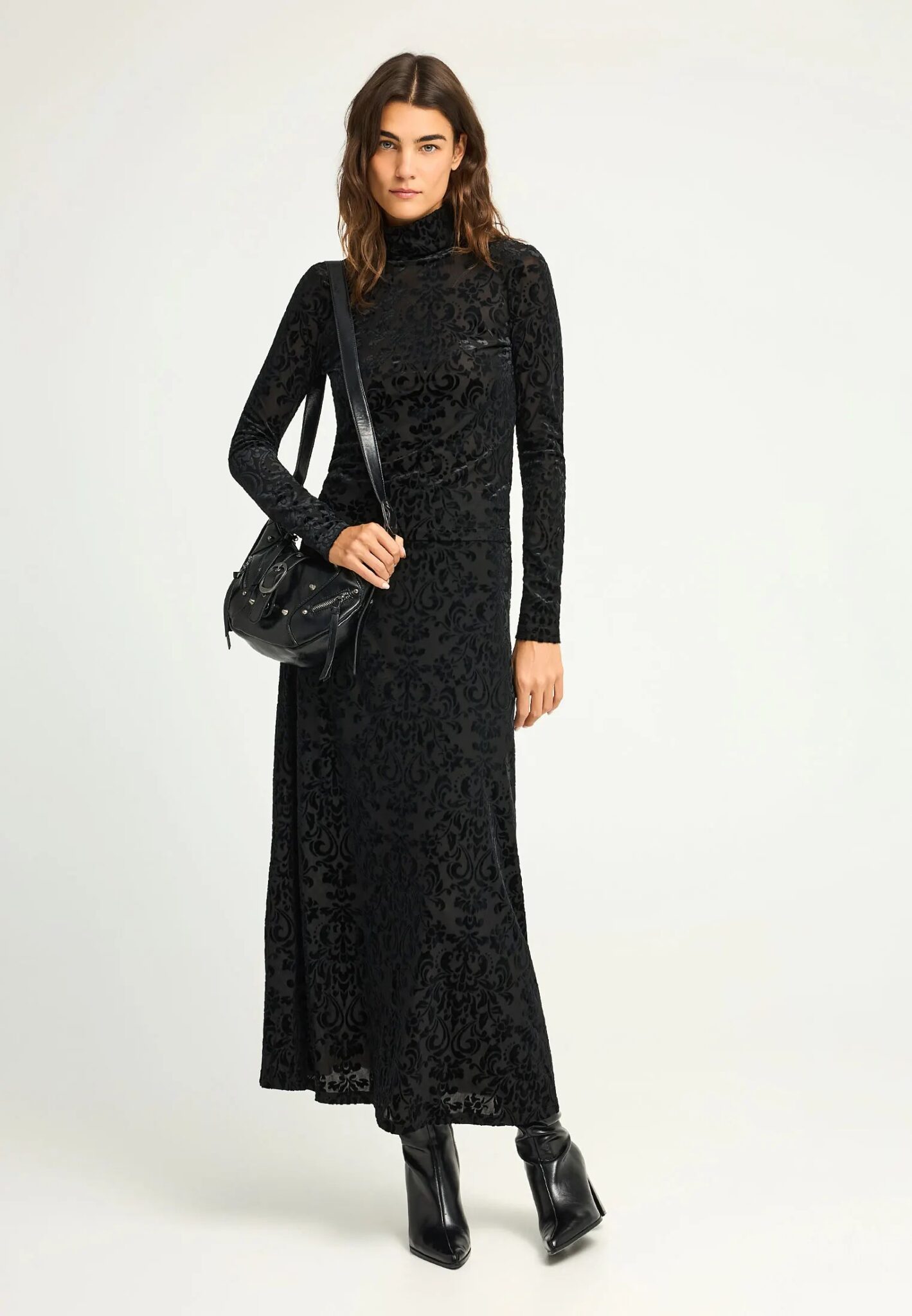 FUNKY BUDDHA ΓΥΝΑΙΚΕΊΑ ΜΠΛΟΎΖΑ ΜΕ ΜΑΚΡΎ ΜΑΝΊΚΙ | BLACK