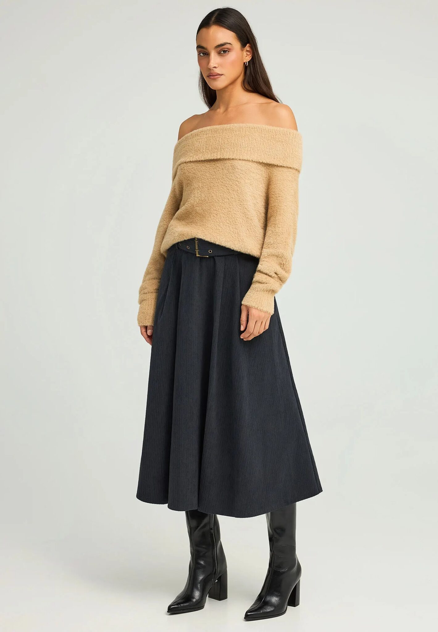 FUNKY BUDDHA ΓΥΝΑΙΚΕΊΑ ΦΟΎΣΤΑ ΜΆΞΙ | BLACK