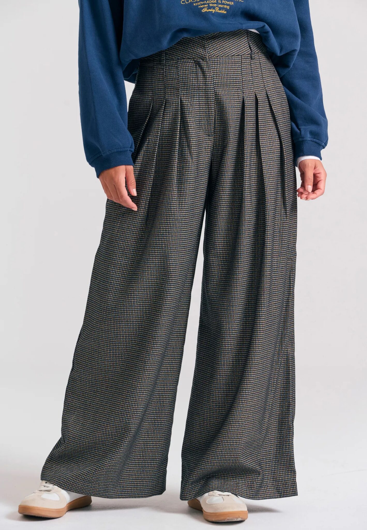 FUNKY BUDDHA ΓΥΝΑΙΚΕΊΟ ΠΑΝΤΕΛΌΝΙ WIDE LEG | TOBACCO