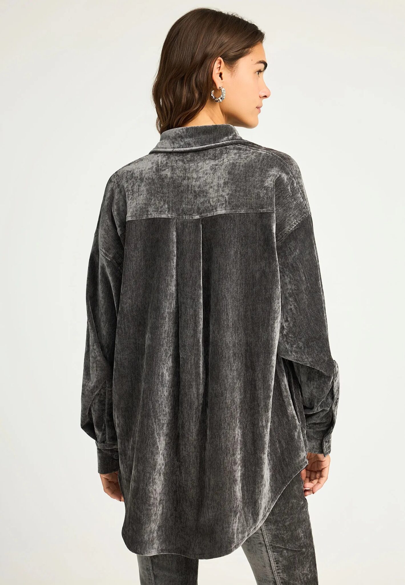 FUNKY BUDDHA ΓΥΝΑΙΚΕΊΟ ΠΟΥΚΆΜΙΣΟ CASUAL | DARK GREY FUNKY BUDDHA ΓΥΝΑΙΚΕΊΟ ΠΟΥΚΆΜΙΣΟ CASUAL | DARK GREY