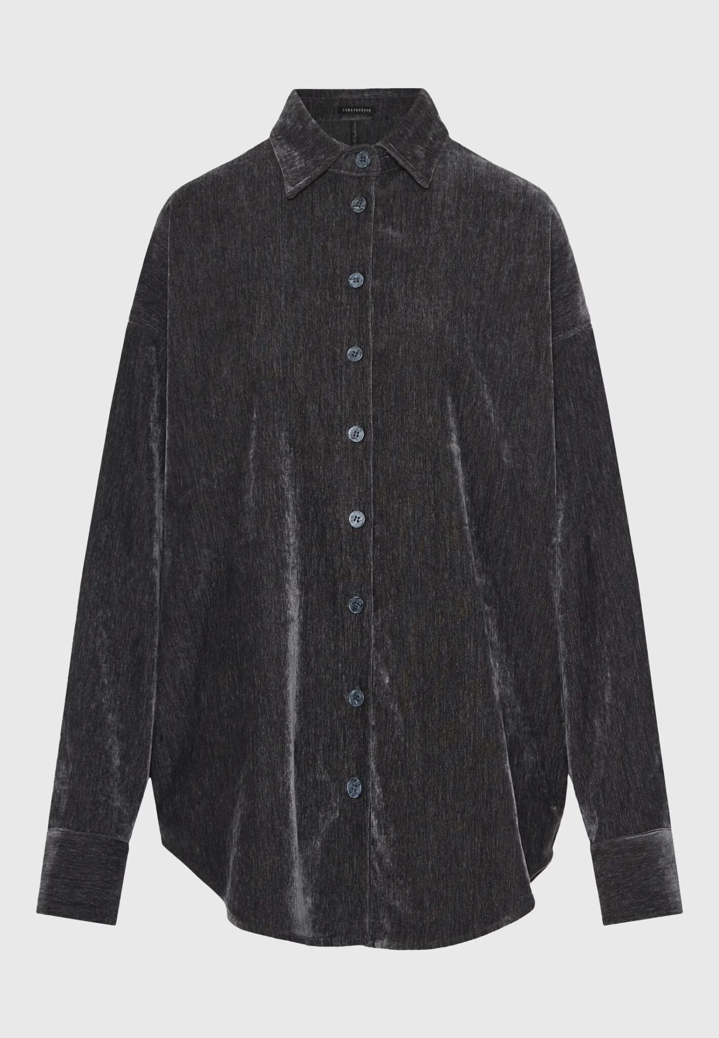 FUNKY BUDDHA ΓΥΝΑΙΚΕΊΟ ΠΟΥΚΆΜΙΣΟ CASUAL | DARK GREY FUNKY BUDDHA ΓΥΝΑΙΚΕΊΟ ΠΟΥΚΆΜΙΣΟ CASUAL | DARK GREY